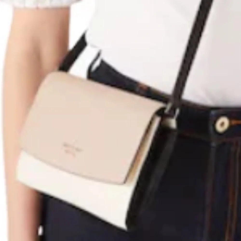 Kate Spade Perry Leather Blush Crossbody Bag